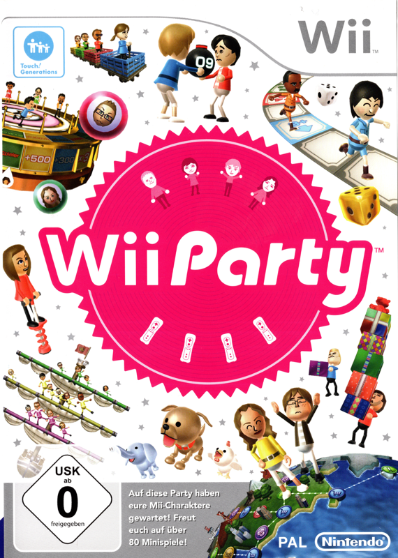 Wii Party box art for Wii
